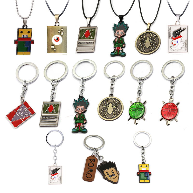 Anime x Keychain Gon Killua Zoldyck Kurapika Hisoka Figure Pendant Key Chain Rings Cosplay Accessories llaveros
Anime x Keychain Gon Killua Zoldyck Kurapika Hisoka Figure Pendant Key Chain Rings Cosplay Accessories llaveros
