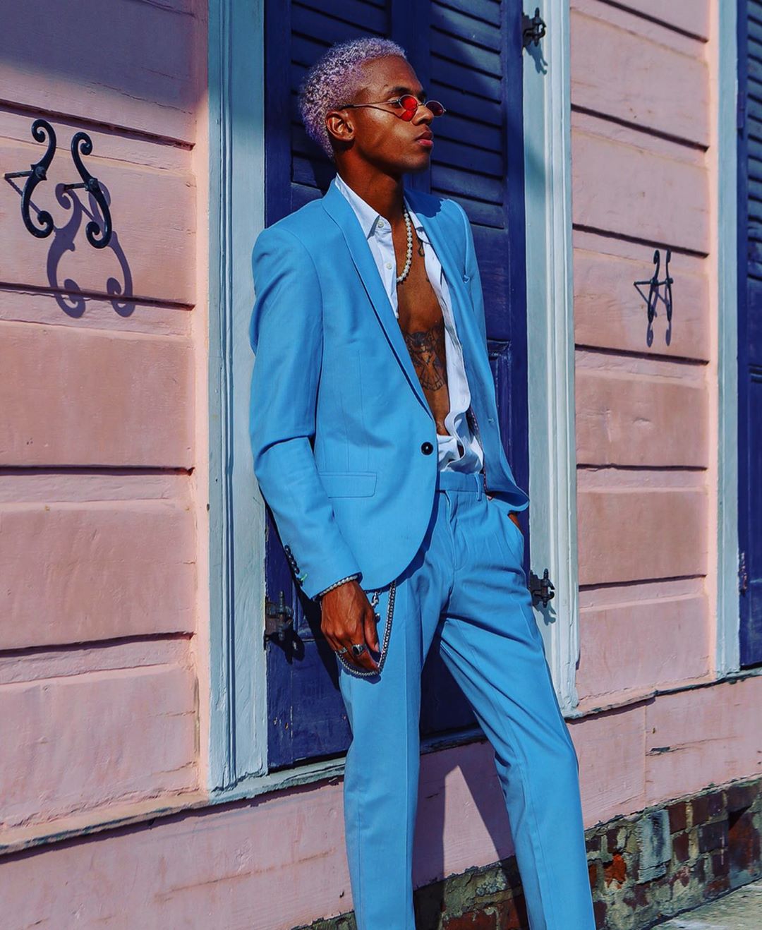 Vintage Blue Mens Wedding Suits Slim Fit One Button Shawl Lapel Groom Wear Tuxedos Formal Prom Blazer Jacket (Jacket+Pants)