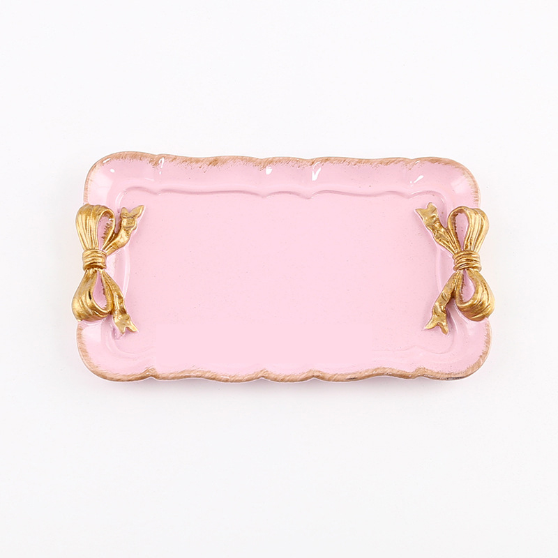 European Style Bow Cake Storage Trays Makeup Organizer Dessert Plate Square Decor Tray Kitchen Storage Trays 12x20Cm
European Style Bow Cake Storage Trays Makeup Organizer Dessert Plate Square Decor Tray Kitchen Storage Trays 12x20Cm