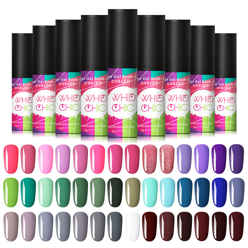 WHID CHIC 1 Bottle 5ml Gray Series Pure Gel Nail Polish Soak Off Manicure Nail Art Gel UV LED Varnish lacquer Varnish, G07
WHID CHIC 1 Bottle 5ml Gray Series Pure Gel Nail Polish Soak Off Manicure Nail Art Gel UV LED Varnish lacquer Varnish, G07