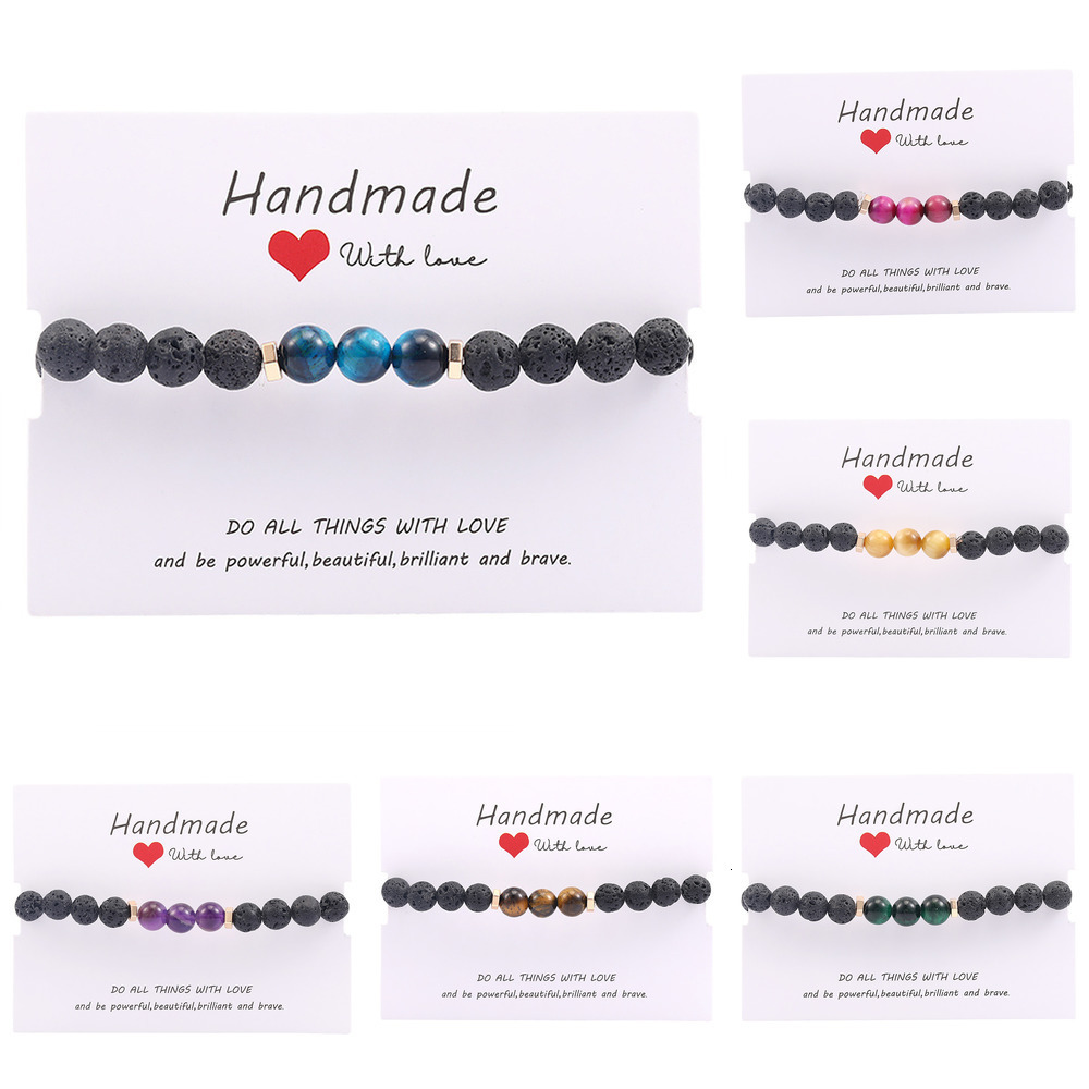 Natural Bracelet Elastic Force Hand White Pine Stone Sand Tigereye Volcano Stone Manual A String Of Beads Bracelet Vintage Party
Natural Bracelet Elastic Force Hand White Pine Stone Sand Tigereye Volcano Stone Manual A String Of Beads Bracelet Vintage Party