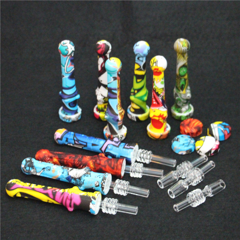 smoking Silicon Nectars Collectors Kits With Quartz Tips 14mm Silicone Nector Collector Kit Mini NC Tool For Glass Water Bongs Rigs
smoking Silicon Nectars Collectors Kits With Quartz Tips 14mm Silicone Nector Collector Kit Mini NC Tool For Glass Water Bongs Rigs
