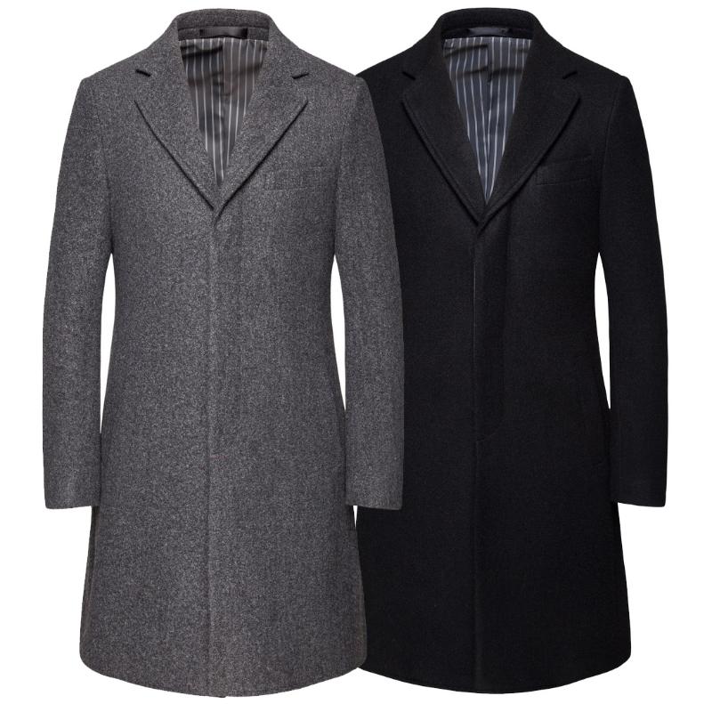 2019 Autumn and Winter New Style Mid-length Overcoat Large Size Dark Access Control Woolen Cloth Coat, Black
2019 Autumn and Winter New Style Mid-length Overcoat Large Size Dark Access Control Woolen Cloth Coat, Black