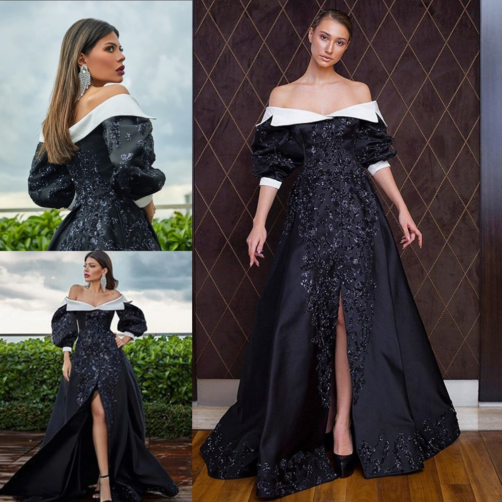 2020 Elegant Evening Dresses Off Shoulder Front Split Lace Appliques Prom Gowns Custom Made Sweep Train A Line Special Occasion Dress, Silver
2020 Elegant Evening Dresses Off Shoulder Front Split Lace Appliques Prom Gowns Custom Made Sweep Train A Line Special Occasion Dress, Silver