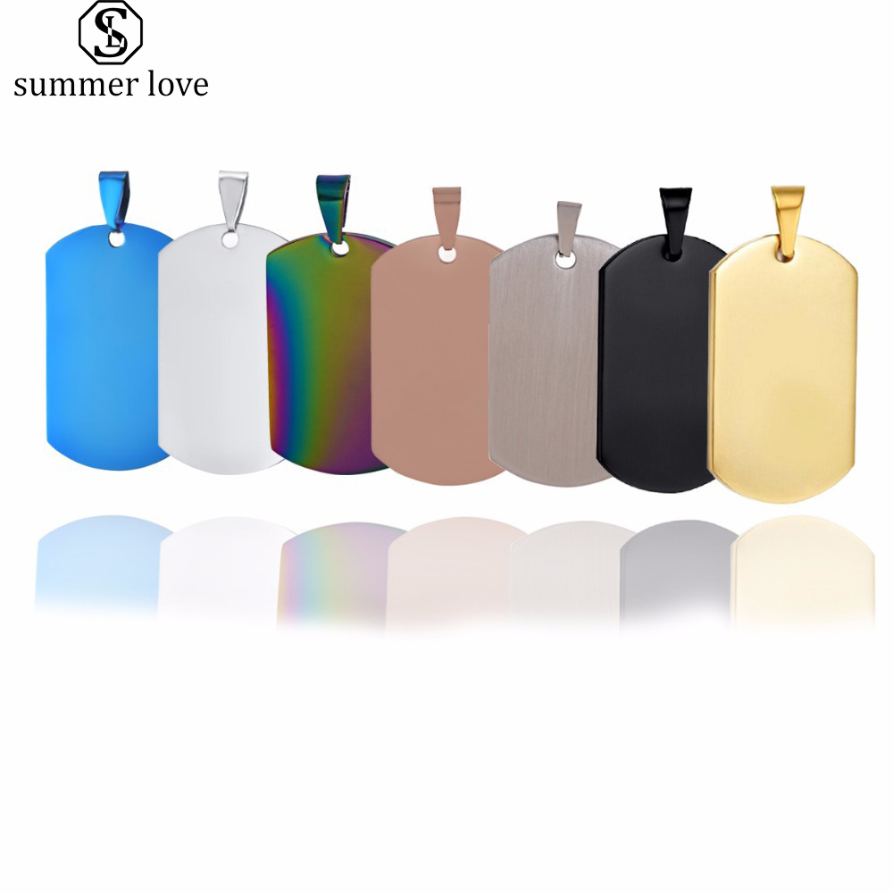 Personalized Blank Stainless Steel Dog Pet Tag Military Dog Tag Pendant Charm for Necklace DIY Polished Jewelry Pedant Free Engraving
Personalized Blank Stainless Steel Dog Pet Tag Military Dog Tag Pendant Charm for Necklace DIY Polished Jewelry Pedant Free Engraving