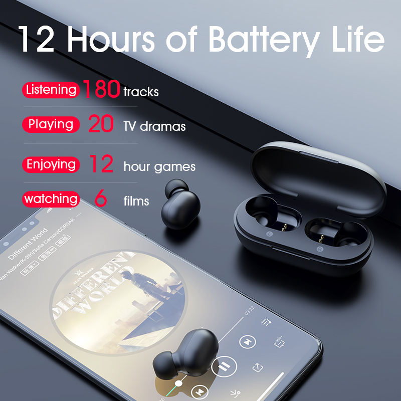 Haylou GT1 TWS Fingerprint Touch Bluetooth Earphones HD Stereo Wireless Headphones Noise Cancelling Gaming Headset with package