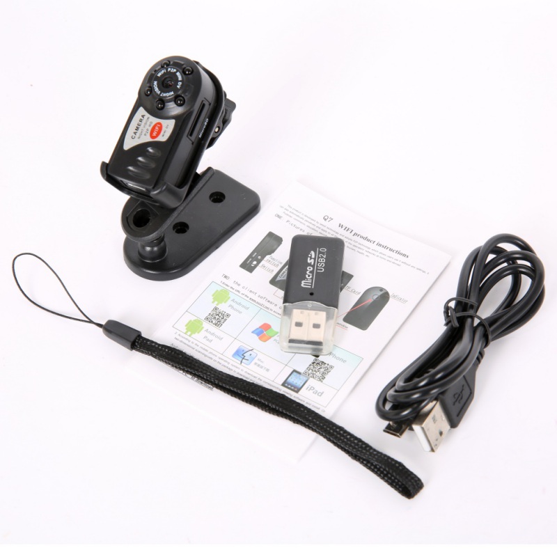 mini q7 camera 480p wifi dv dvr wireless ip cam mini video camcorder recorder infrared night vision small cameras