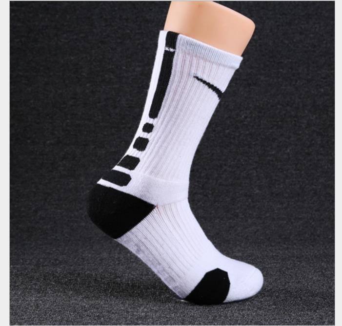 Towel-bottom basketball socks, high-tube elite professional cotton odor-proof socks