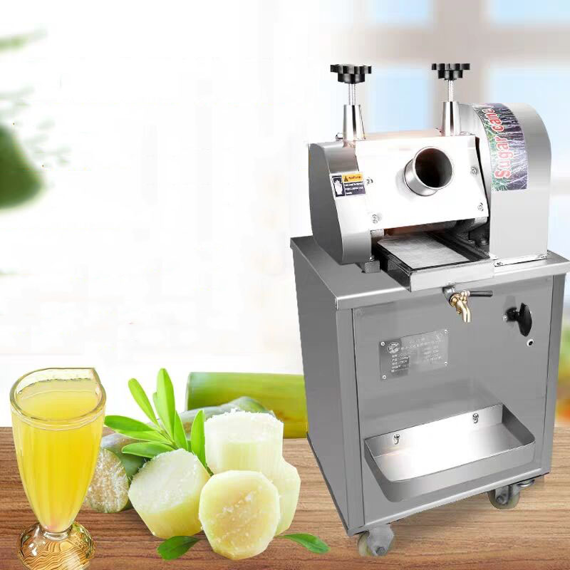 new 220V Vertical automatic electric Sugar cane machine commercial sugar cane juicer machine stainless steel