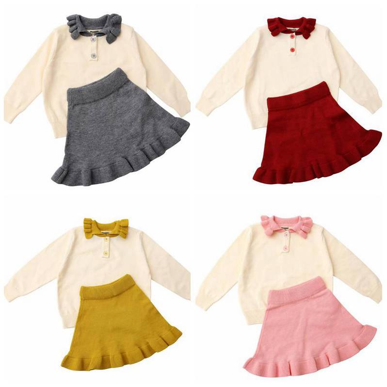 Baby Girl Clothes Kids Sweater Shirts Skirts Clothing Sets Toddle Knitted Tops Mini Dresses Suits Newborm Wool Boutique Tees Skirts D6496, Mixed colors;random delivery
Baby Girl Clothes Kids Sweater Shirts Skirts Clothing Sets Toddle Knitted Tops Mini Dresses Suits Newborm Wool Boutique Tees Skirts D6496, Mixed colors;random delivery