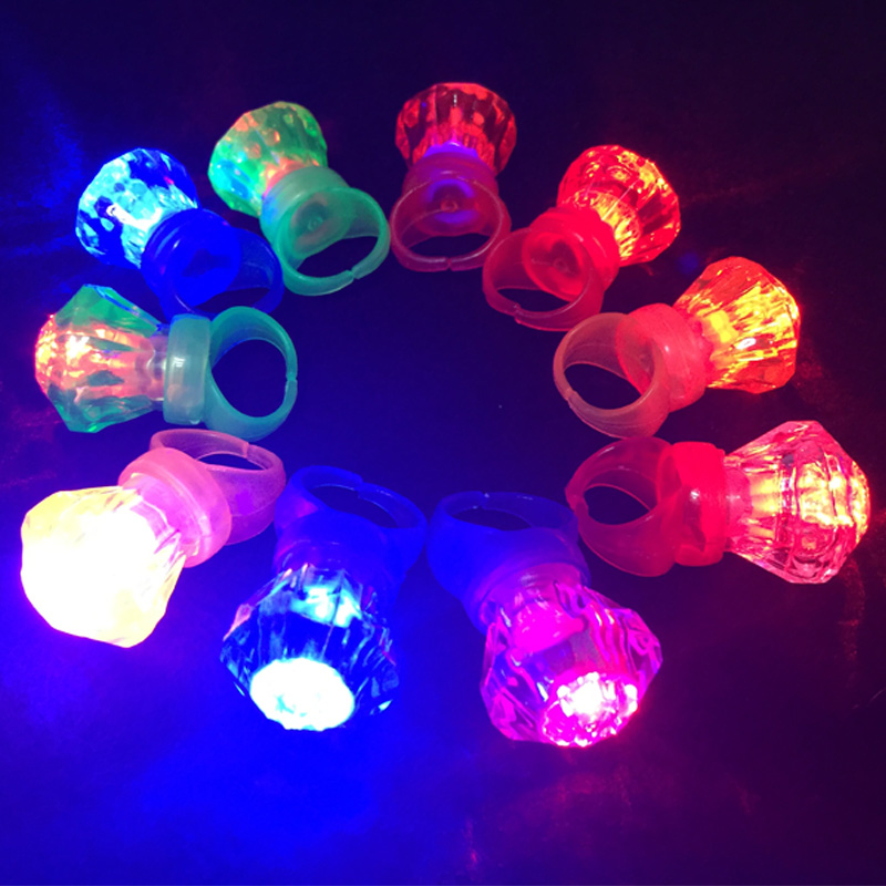 Luminous/Christmas/Halloween/Led Toy LED finger Glow/Light Up/Flashing Rings Diamond Glow In The Dark Toys Light Toys For Kids
Luminous/Christmas/Halloween/Led Toy LED finger Glow/Light Up/Flashing Rings Diamond Glow In The Dark Toys Light Toys For Kids