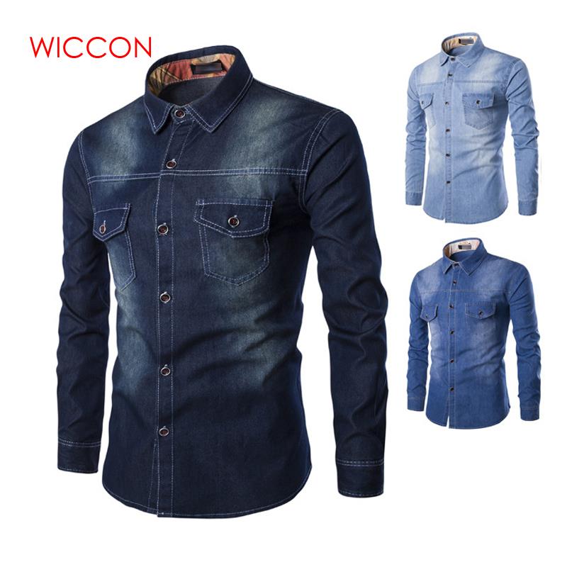 Fashion Mens Denim Shirt Long Sleeve Plus Size Cotton Jeans Cardigan Casual Slim Fit Shirts Men Two-pocket Tops Clothing -6XL, Light blue
Fashion Mens Denim Shirt Long Sleeve Plus Size Cotton Jeans Cardigan Casual Slim Fit Shirts Men Two-pocket Tops Clothing -6XL, Light blue