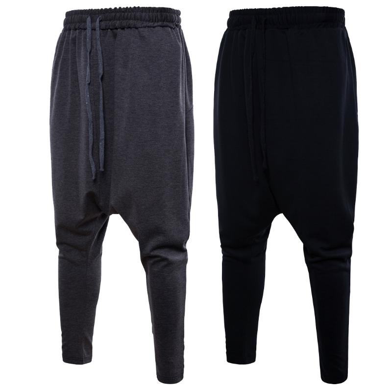 Man autumn new Harlem pants loose ELastic waist trousers