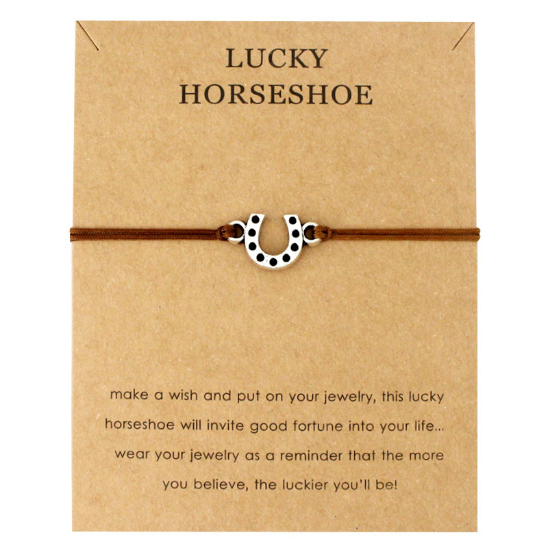 Lucky Horseshoe Charms Bracelets Lock Heart Love Key Softball Adjustable Handmade Jewelry Women Boys Men Lover's Friendship Gift
Lucky Horseshoe Charms Bracelets Lock Heart Love Key Softball Adjustable Handmade Jewelry Women Boys Men Lover's Friendship Gift