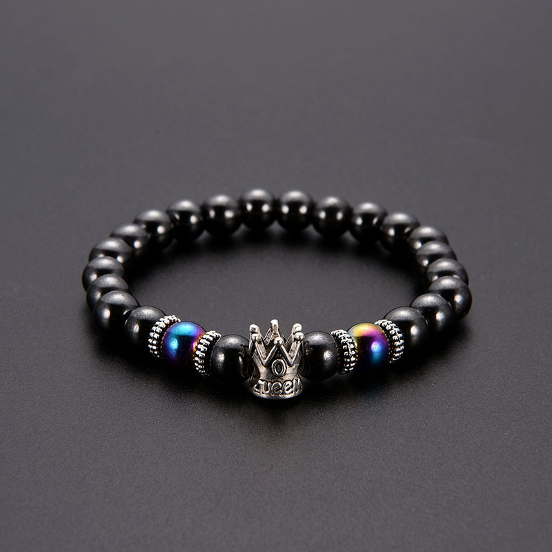 Crown Magnetic Hematite Bracelet Ancient Silver Crown Bracelet Black Hematite Beads Bracelets women mens Fashion Jewelry will and sandy, Golden;silver
Crown Magnetic Hematite Bracelet Ancient Silver Crown Bracelet Black Hematite Beads Bracelets women mens Fashion Jewelry will and sandy, Golden;silver