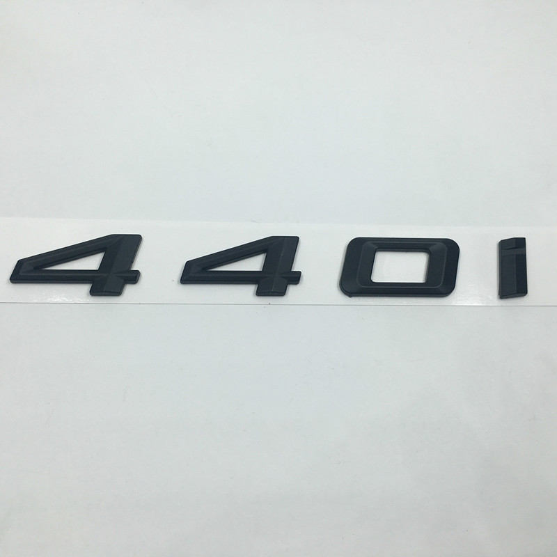 2025 new Black ABS 420i 428i 430i 435i 440i Emblems Badges Letter Decals For 4Series F32 F33 F36 Emblem6900864 Free shipping