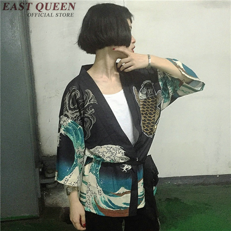 Ethnic Clothing Kimonos Woman 2021 Japanese Kimono Cardigan Cosplay Shirt Blouse For Women Yukata Female Summer Beach NN0191
Ethnic Clothing Kimonos Woman 2021 Japanese Kimono Cardigan Cosplay Shirt Blouse For Women Yukata Female Summer Beach NN0191