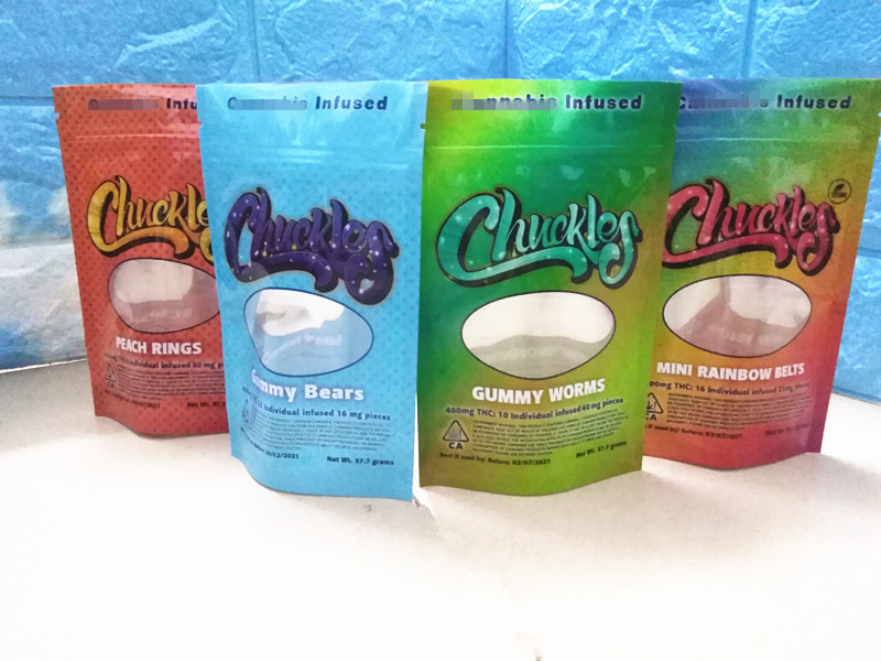 2020 new arrive chuckles gummy bears bag edibles packaging bag zipper resealable mylar bag smell proof
2020 new arrive chuckles gummy bears bag edibles packaging bag zipper resealable mylar bag smell proof