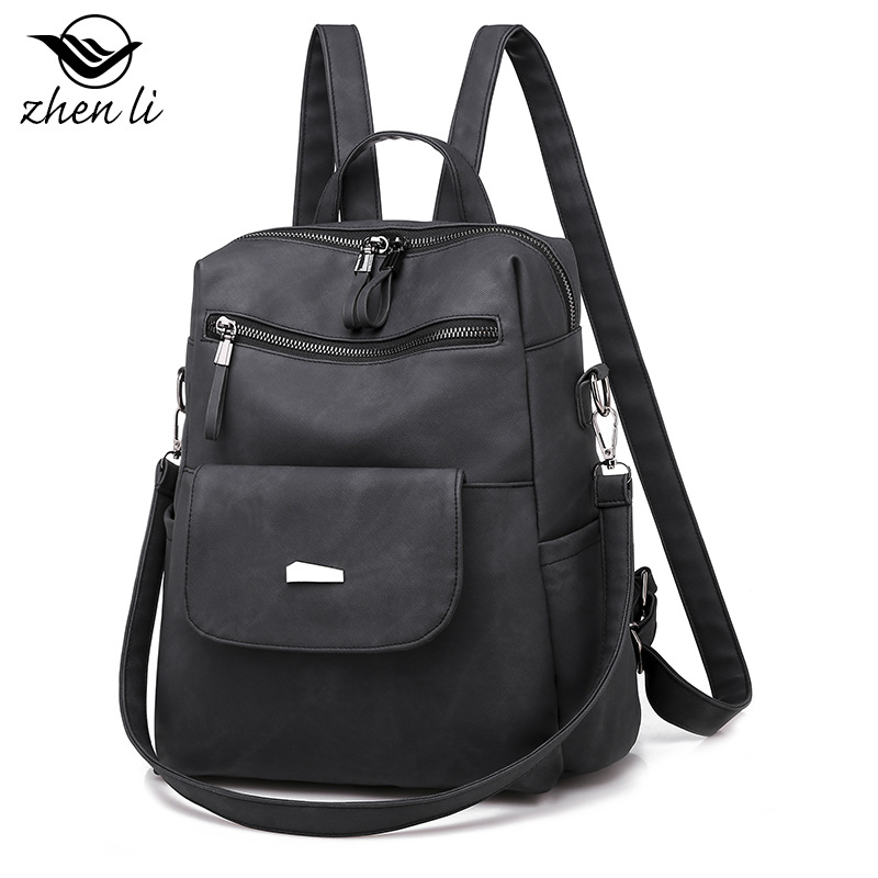 zhenli 2019 new handbag pu shoulder bag retro fashion handbags cross-border women bag, Black
zhenli 2019 new handbag pu shoulder bag retro fashion handbags cross-border women bag, Black
