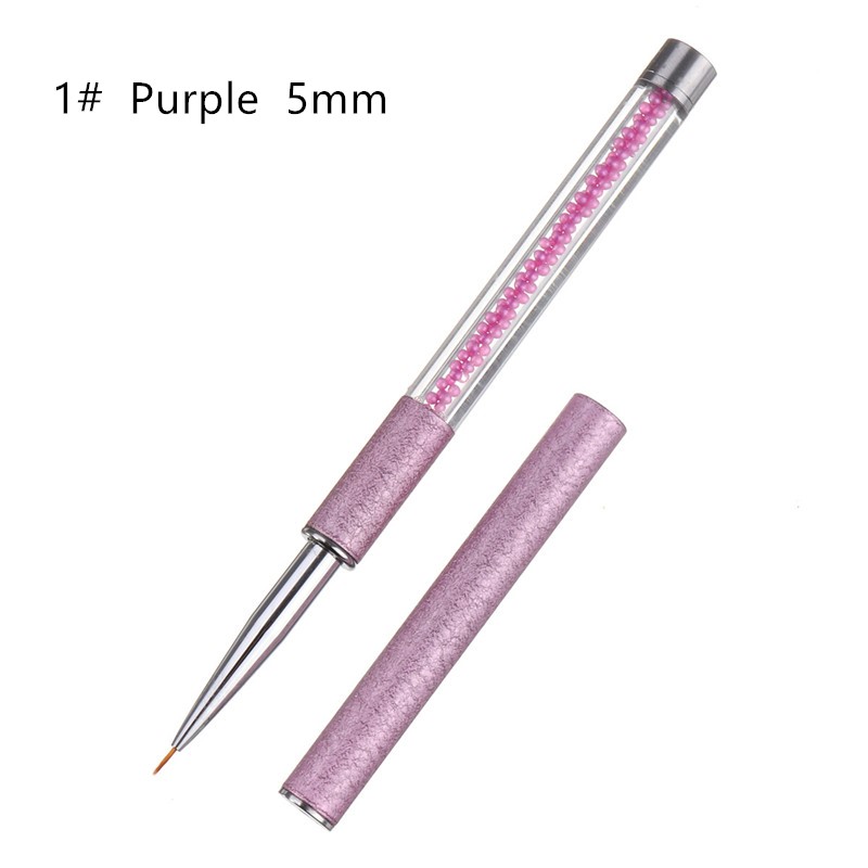 New 5/9/11/20 mm Pearl Acrylic Nail Art Liner Brush French Lines Stripes Grid Flower Painting Drawing Pen DIY Manicure Tools
New 5/9/11/20 mm Pearl Acrylic Nail Art Liner Brush French Lines Stripes Grid Flower Painting Drawing Pen DIY Manicure Tools
