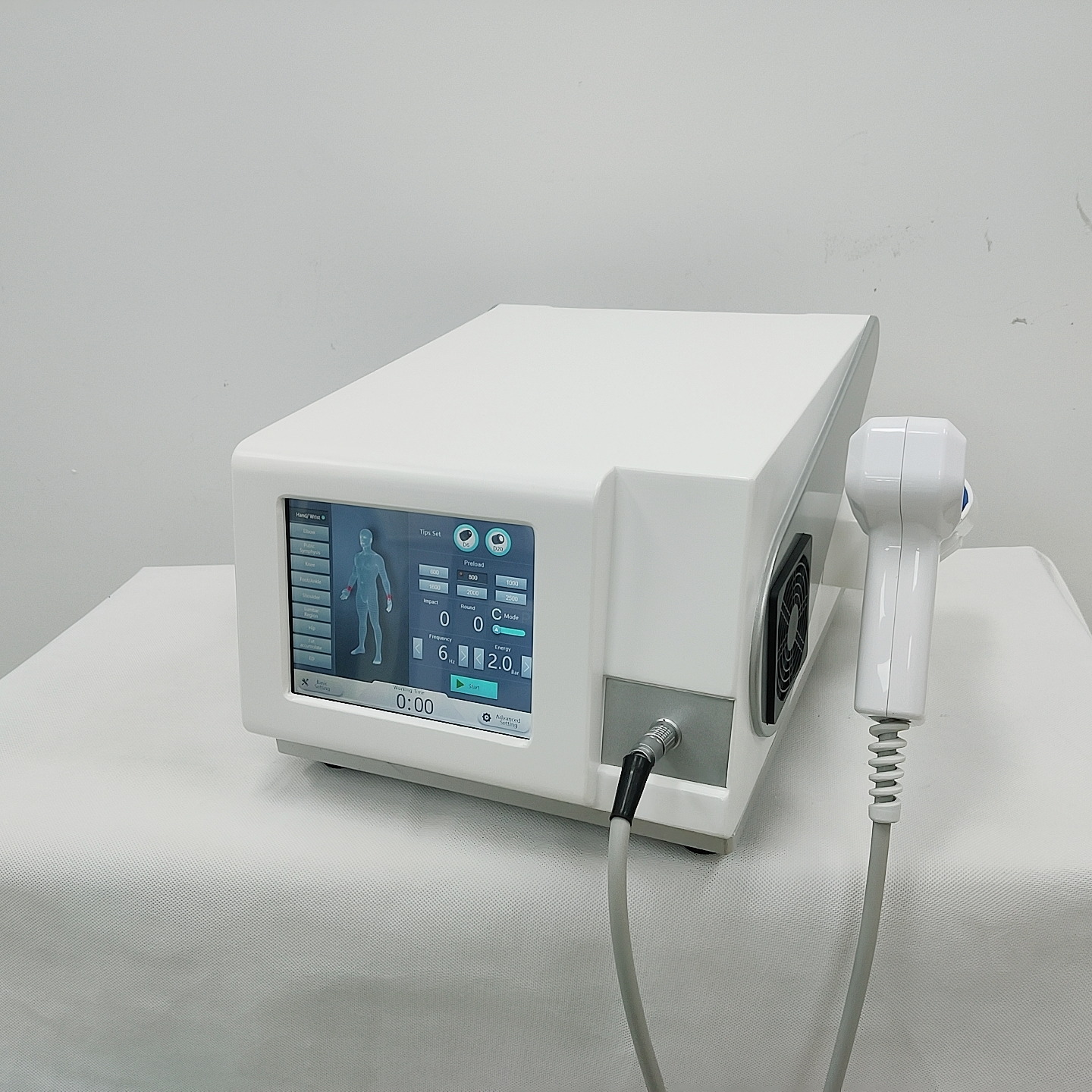 Physiotherapy Medical air pressure shock wave acoustic wave therapy machine with 6BAR 21HZ for body pain and sports injury
Physiotherapy Medical air pressure shock wave acoustic wave therapy machine with 6BAR 21HZ for body pain and sports injury