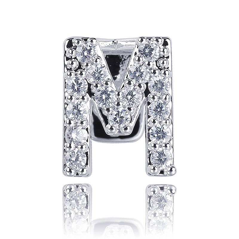 Gold Silver Color Iced Out A-Z Custom Letter Grillz Full Diamond Teeth Letter Grills Bottom Tooth Cap Hip Hop Dental Mouth Teeth Br