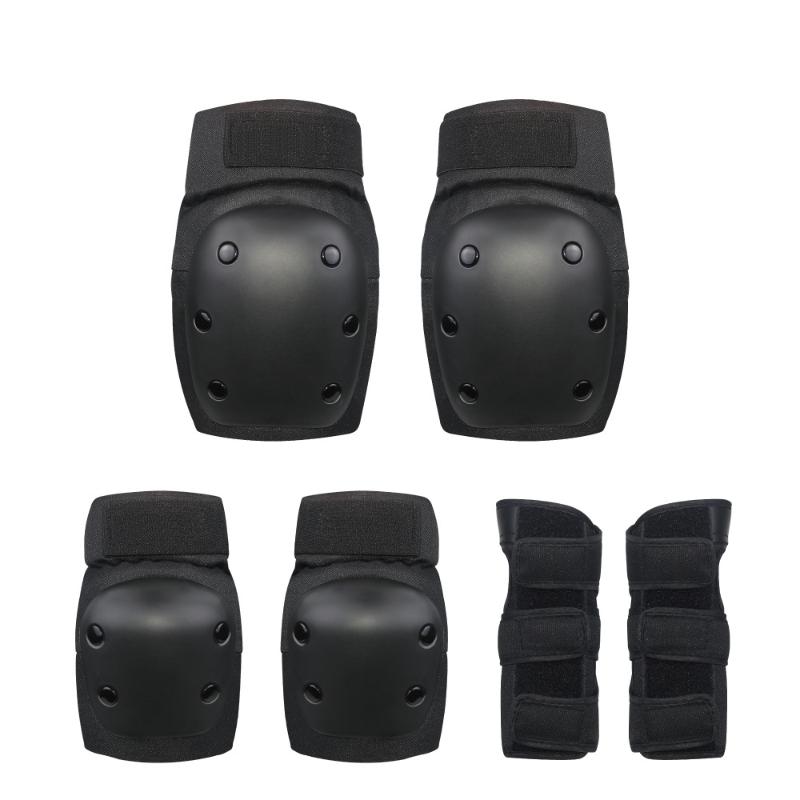 Bike Skateboard Roller Sports Protective Gear Knee Pads Set Of 6 Outdoor Elbow, Black
Bike Skateboard Roller Sports Protective Gear Knee Pads Set Of 6 Outdoor Elbow, Black