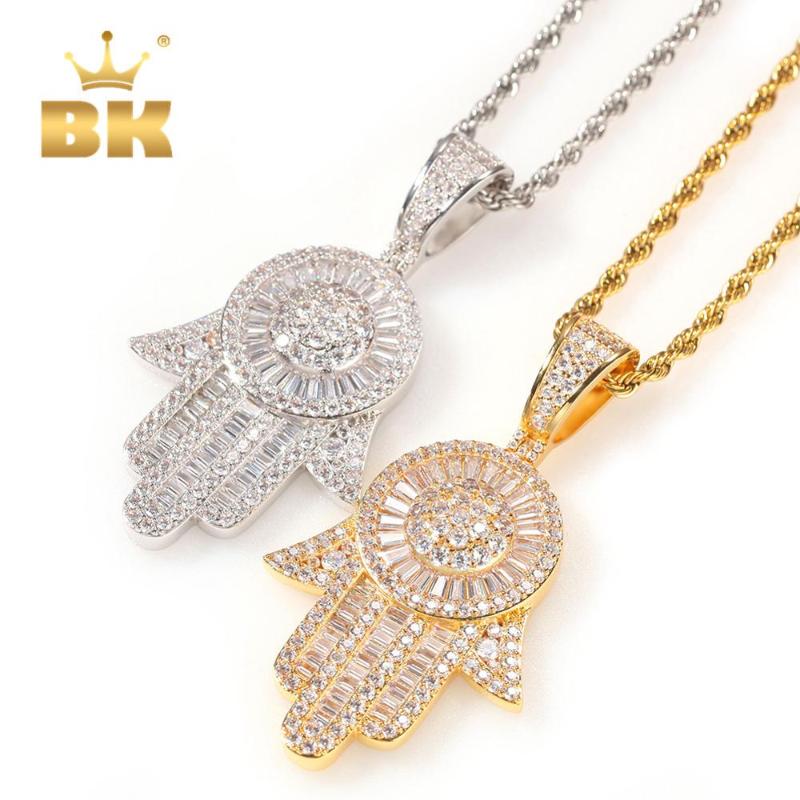 THE BLING KING Sliver Eyes of Angel Pendant Necklace Fatima's Hand Religion Copper Full Iced Out Cubic Zirconia Gold Jewlery New
THE BLING KING Sliver Eyes of Angel Pendant Necklace Fatima's Hand Religion Copper Full Iced Out Cubic Zirconia Gold Jewlery New