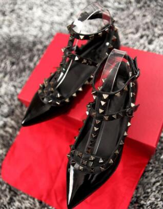 Brand Women Pumps Pointed Toe Flat Fashion Women Shoes Rivets Genuine Leather Ankle Strap Sandals Shoes 35-42, A5
Brand Women Pumps Pointed Toe Flat Fashion Women Shoes Rivets Genuine Leather Ankle Strap Sandals Shoes 35-42, A5