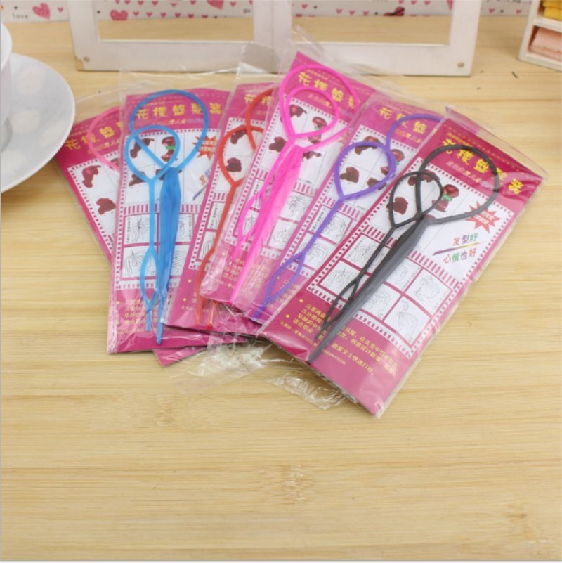 2 pcs Hair Braid Maker Ponytail Creator Plastic Loop Styling Tools Black Topsy Pony Tail Clip Styling Tool / by dhl 1000pair
2 pcs Hair Braid Maker Ponytail Creator Plastic Loop Styling Tools Black Topsy Pony Tail Clip Styling Tool / by dhl 1000pair
