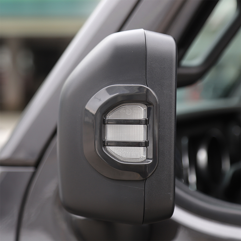 Black Rear Mirror Turn Signal Decoration Fit For Jeep Wrangler JL 2018+ Car Exterior Accessories ABS Car Styling