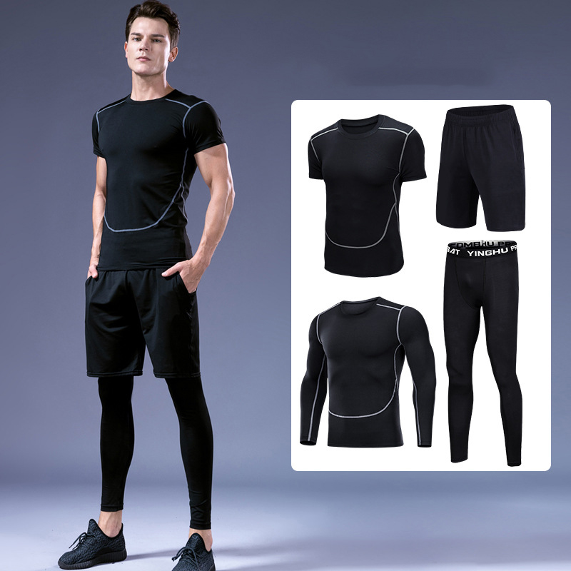 2020 hot sports suit Men fashion Breathable Yoga Fitness Set Absorbs Wet Sweat Exercise Wear Running Four-piece sleeved garment, Colour 3
2020 hot sports suit Men fashion Breathable Yoga Fitness Set Absorbs Wet Sweat Exercise Wear Running Four-piece sleeved garment, Colour 3