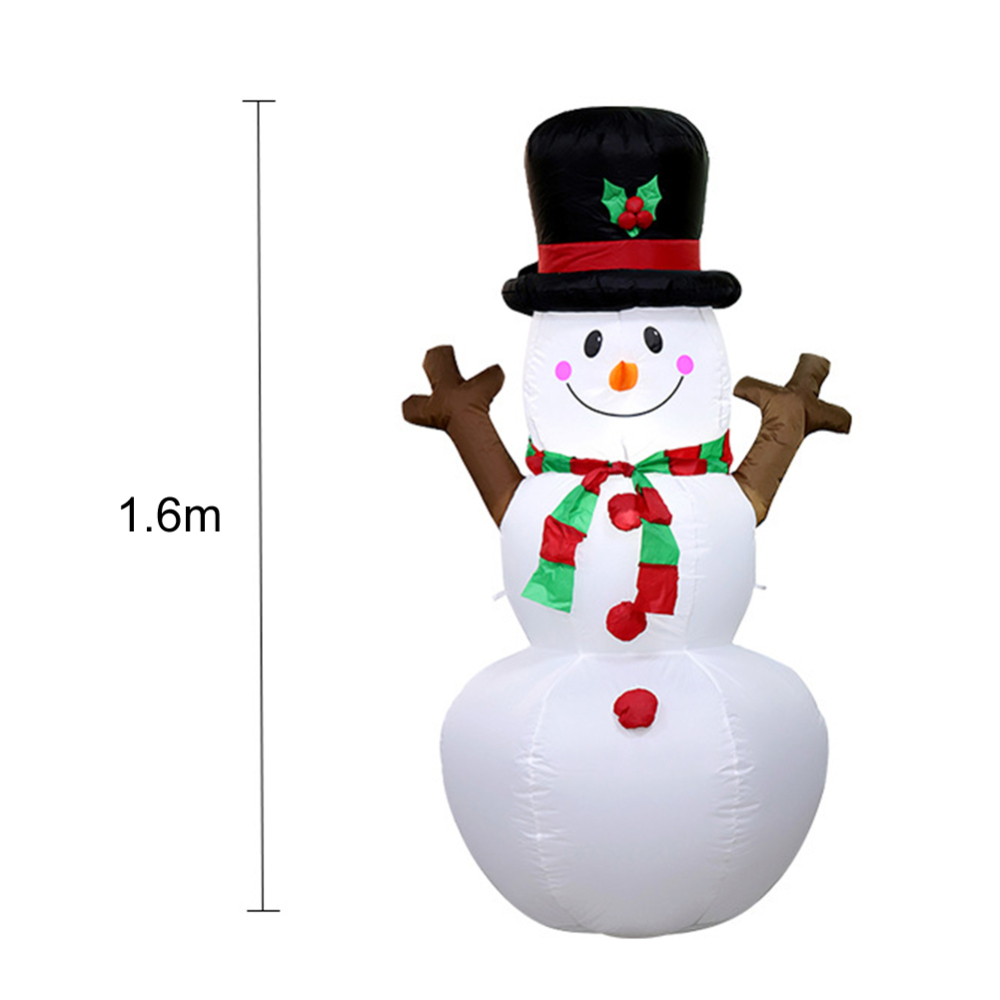 Christmas inflatable props LED lights Inflatable Snowman Hat LED Yard Art Decoration Yard Garden christmas toys for children
