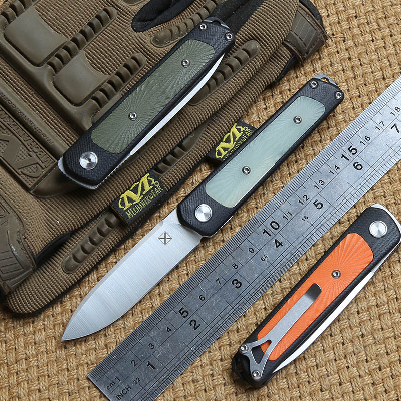 DICORIA mi ni YX-622 folding knife Ball bearing 14C28N blade G10 handle camping hunting Outdoor suvival pocket knives EDC tools
DICORIA mi ni YX-622 folding knife Ball bearing 14C28N blade G10 handle camping hunting Outdoor suvival pocket knives EDC tools