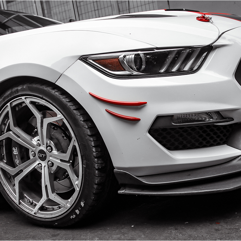 4Color ABS Small Wind Knife Decorative Strip For Ford Mustang 2015+ Car High Quality Exterior Accessories
