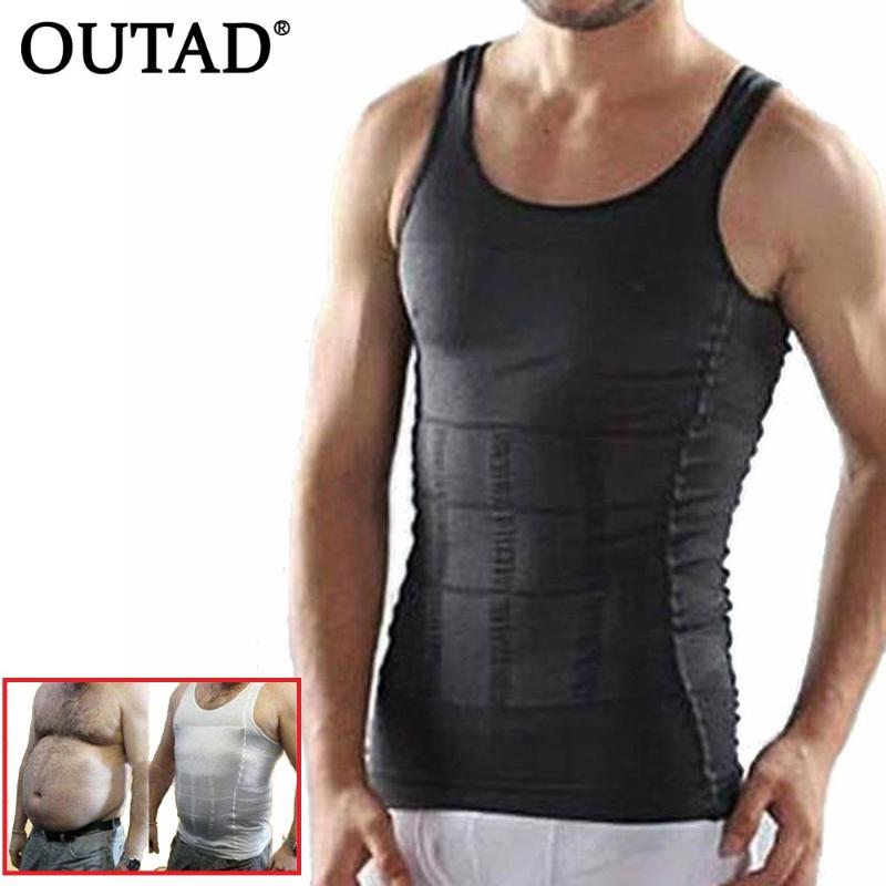 OUTAD Men Corset Body Slimming Tummy Shaper Running Vest Belly Waist Girdle Shirt Black Shapewear Underwear Waist Girdle Shirts, White
OUTAD Men Corset Body Slimming Tummy Shaper Running Vest Belly Waist Girdle Shirt Black Shapewear Underwear Waist Girdle Shirts, White