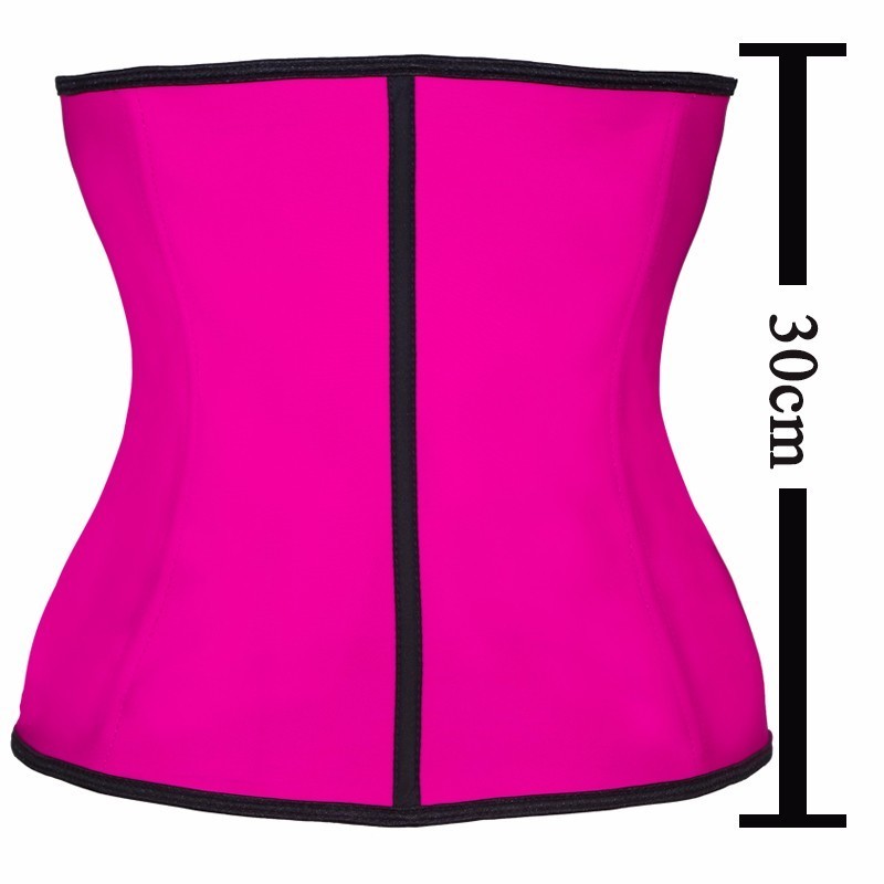 9 Steel Bone Shapewear Body Shapers Women Corset Slimming Belt Waist Shaper Cinta Modeladora Latex Waist Trainer Corset Cincher Y19070201