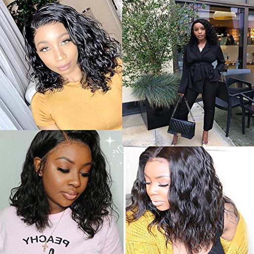 Curly 13*6 Brazilian Lace Front Human Hair Wigs With Baby Hair 360 swiss Lace Front Wig Remy Hair Wig Pre Plucked Bleached Knots