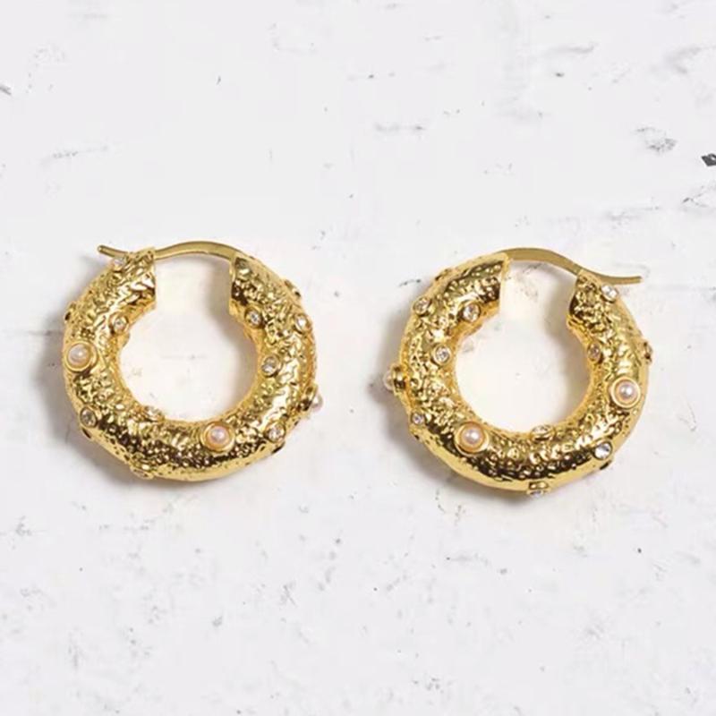 Fashion Jewelry Gold Vintage Hoop Earrings + Zricon Natural Freshwater Pearl Small Circle Earrings For Women
Fashion Jewelry Gold Vintage Hoop Earrings + Zricon Natural Freshwater Pearl Small Circle Earrings For Women
