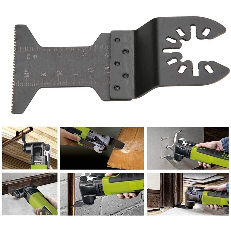 Saw Blade 50Pcs 45mm Oscillating Saw Blade Oscillating Multi Tool Blade High Carbon Steel Cutting Tool Set