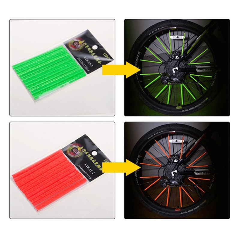 Bike Lights 12 Pcs Bicycle Light Rim Radio Clip Tube Safety Warning Strip Cycling Reflective Reflector Accessories
Bike Lights 12 Pcs Bicycle Light Rim Radio Clip Tube Safety Warning Strip Cycling Reflective Reflector Accessories