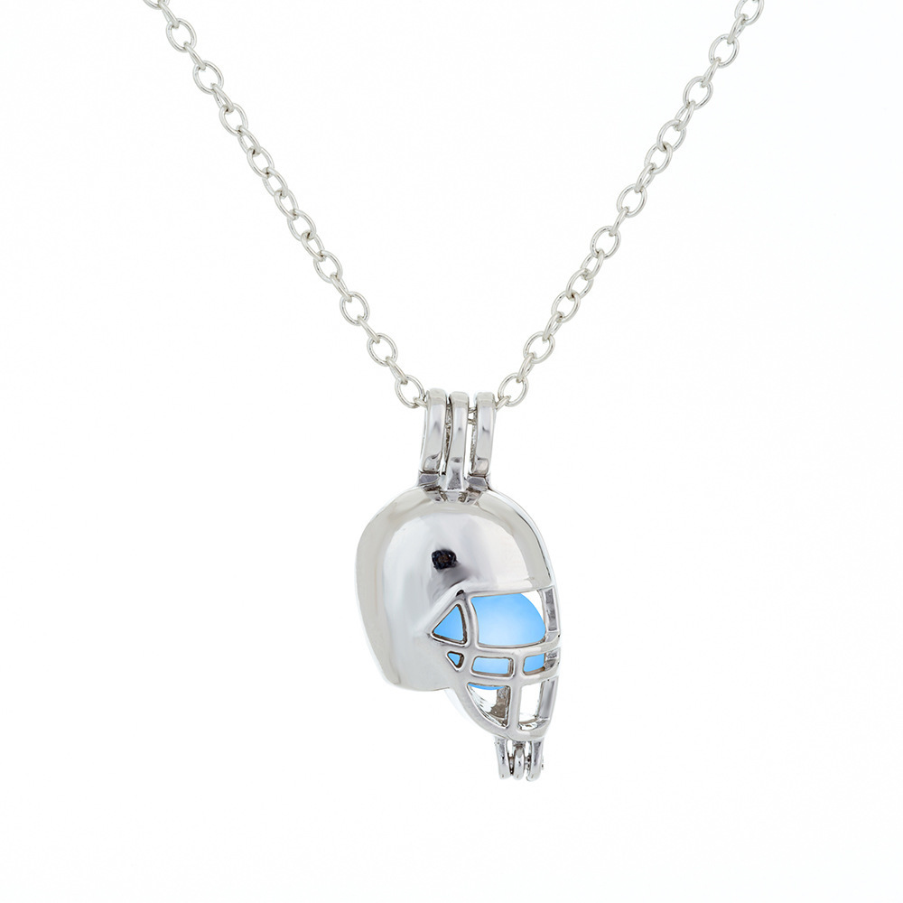 Ornaments Personality Noctilucent Multicolor Rugby Helmet Necklace Woman Clavicle Chain Accessories
Ornaments Personality Noctilucent Multicolor Rugby Helmet Necklace Woman Clavicle Chain Accessories
