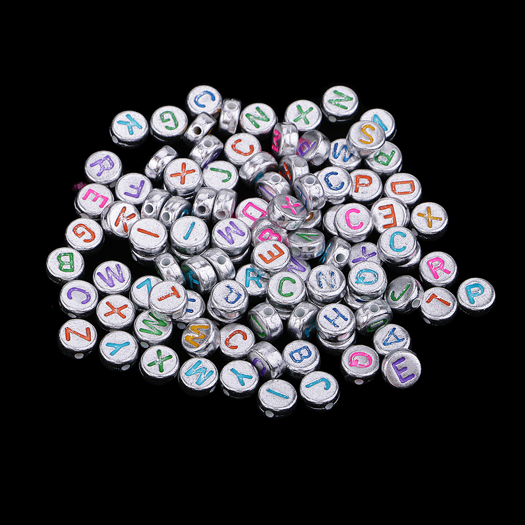 100 Pieces DIY Charms Beads Craft Supplies Letter Beads Oblate Alphabet Beads Kids Crafts Ornaments 7mm
100 Pieces DIY Charms Beads Craft Supplies Letter Beads Oblate Alphabet Beads Kids Crafts Ornaments 7mm