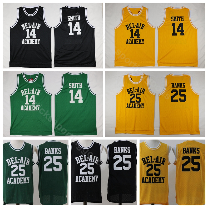College OF The Fresh Prince 14 Will Smith Jersey Movie BEL-AIR(BEL AIR) Basketball 25 Carlton Banks Jerseys Yellow Green Black (TV Sitcom), 25 yellow
College OF The Fresh Prince 14 Will Smith Jersey Movie BEL-AIR(BEL AIR) Basketball 25 Carlton Banks Jerseys Yellow Green Black (TV Sitcom), 25 yellow
