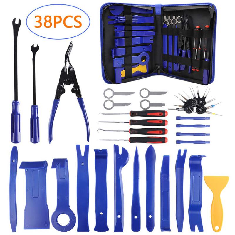 Car Disassembly Tool Kit Hand Tool Set Car Door Panel Removal Audio Disassembly Kit Removal Hand Audio Tools
Car Disassembly Tool Kit Hand Tool Set Car Door Panel Removal Audio Disassembly Kit Removal Hand Audio Tools
