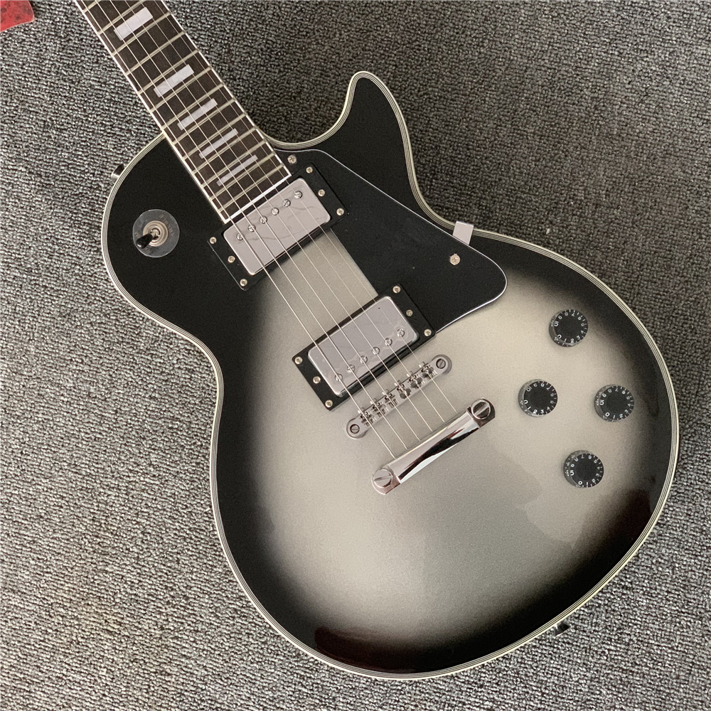 Free ShippingCustom Shop Silverburst Electric Guitar, Ebony Silver Burst guitar, All Color are Available, Real photo shows guitars guitarra
Free ShippingCustom Shop Silverburst Electric Guitar, Ebony Silver Burst guitar, All Color are Available, Real photo shows guitars guitarra