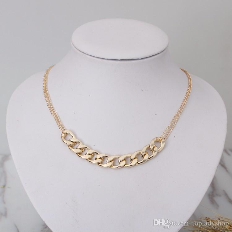 Contracted gold metal chain necklace Tide female sautoir wholesale free shipping, Silver
Contracted gold metal chain necklace Tide female sautoir wholesale free shipping, Silver