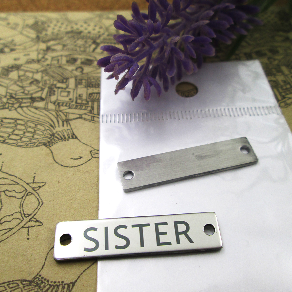 40pcs--"Sister Connector"stainless steel charms more style for choosing DIY Charms pendants for necklace
40pcs--"Sister Connector"stainless steel charms more style for choosing DIY Charms pendants for necklace