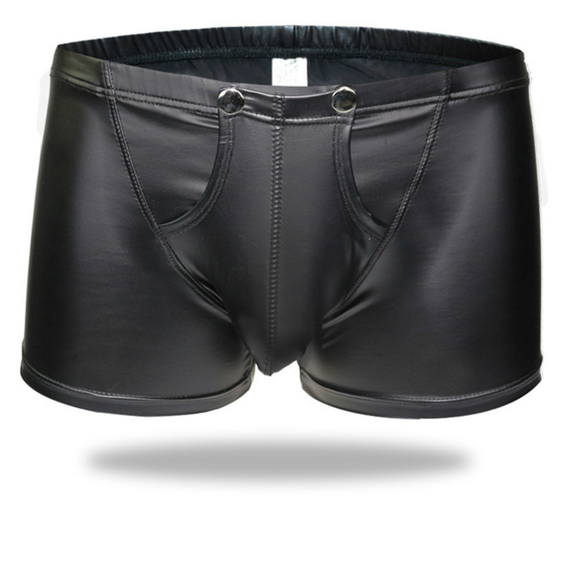 Januarysnow Plus Size Sexy Men Boxers Open Crotch Faux Leather Lingerie Stage U Convex Pouch Black Patent Leather Boxers Shorts Underwear
Januarysnow Plus Size Sexy Men Boxers Open Crotch Faux Leather Lingerie Stage U Convex Pouch Black Patent Leather Boxers Shorts Underwear