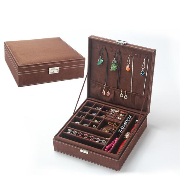 Large Jewelry Packaging & Display Box Armoire Dressing Chest with Clasps Bracelet Ring Organiser Carrying Cases
Large Jewelry Packaging & Display Box Armoire Dressing Chest with Clasps Bracelet Ring Organiser Carrying Cases